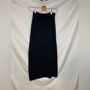 Free People Black Maxi Skirt